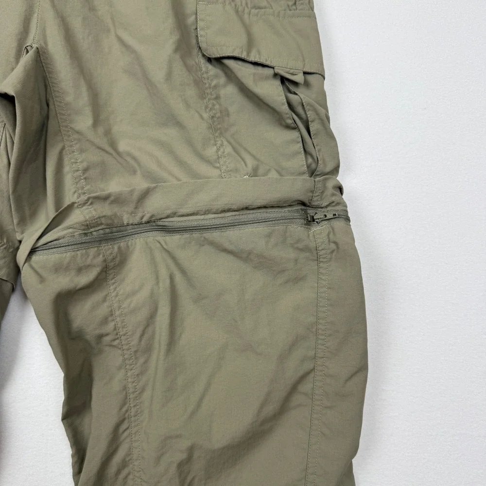 Columbia Titanium Convertible Cargo Pants Mens Medium 32 Zip Off Hiking Sage